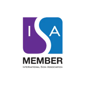 International Sign Association (ISA) member